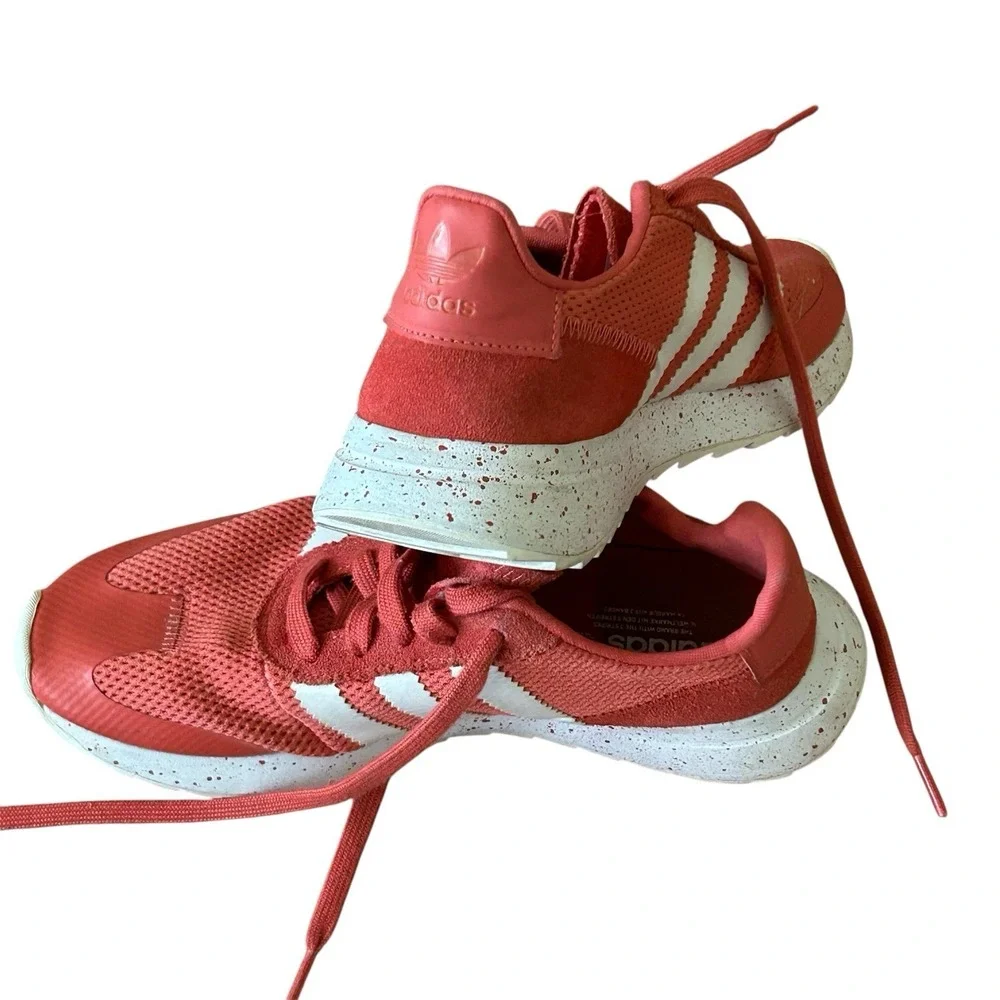 Adidas Flashback Runner Sneakers Trace‎ Scarlet White Women's Retro Trainers